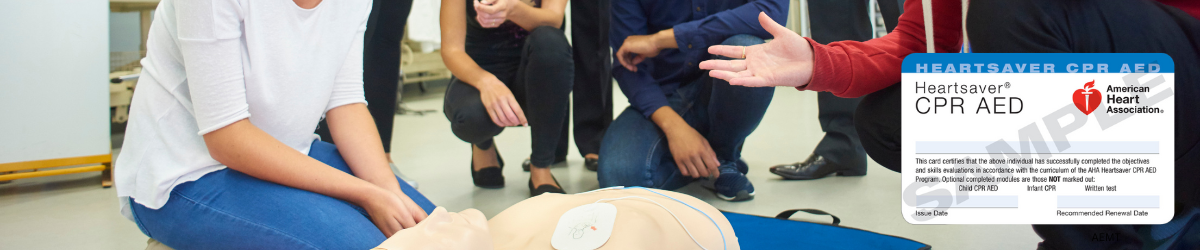 Heartsaver CPR AED Banner